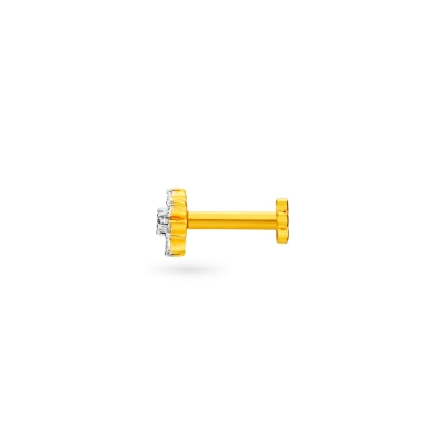 Subtle Glow Diamond Nose Pin