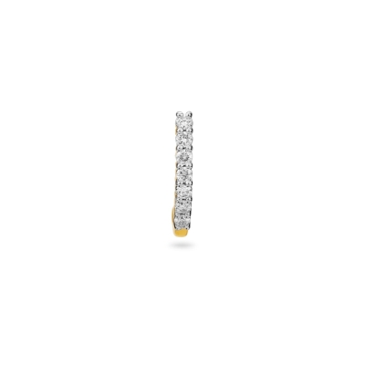 Linear Sparkling Diamond Nose Pin