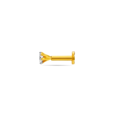 Shimmering Sparkle Diamond Nose Pin
