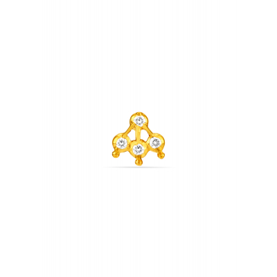 Enduring Heritage Flow Diamond Nose Pin
