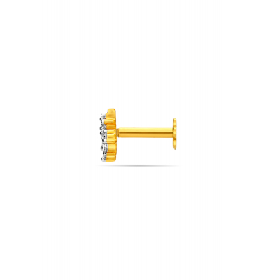 Star-Studded Elegance Diamond Nose Pin