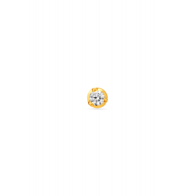 Floral Inspired Diamond Nose Pin