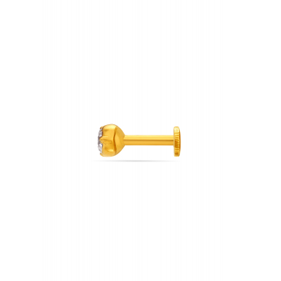 Floral Inspired Diamond Nose Pin