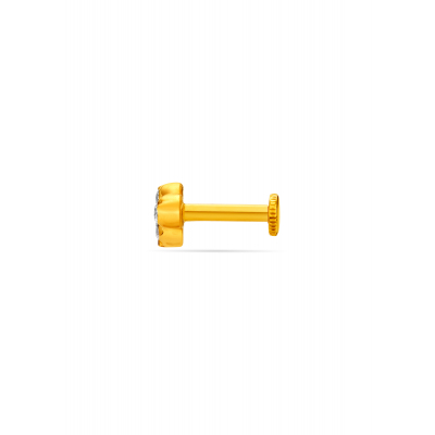 Unfading Floral Charm Diamond Nose Pin