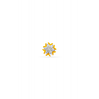 Timeless Floral Diamond Nose Pin