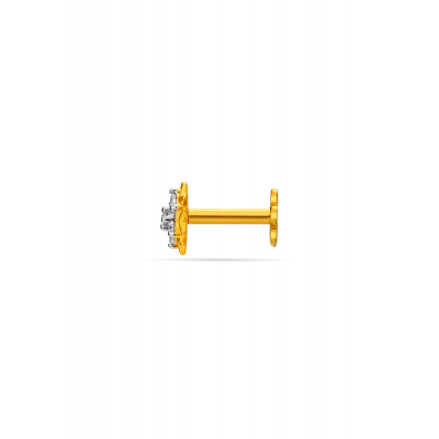 Timeless Floral Diamond Nose Pin