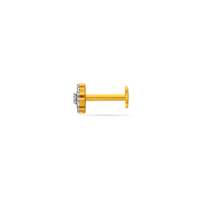Elegant Grace Diamond Nose Pin