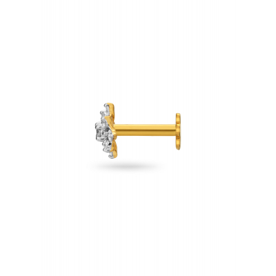 Grace of the Nature Diamond Nose Pin