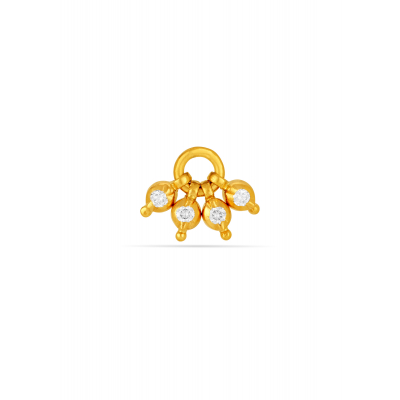 Rooted Radiance Diamond Nose Pin