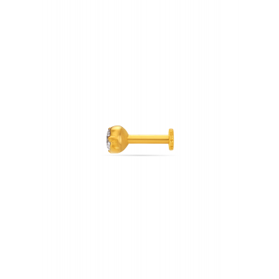 Radiant Solitaire Diamond Nose Pin