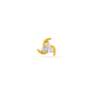 Ageless Flower Diamond Nose Pin