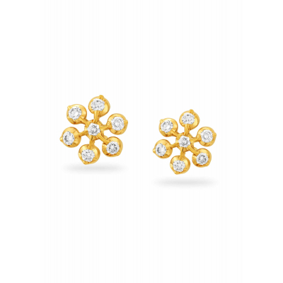 Nature's Eternal Spark Diamond Stud Earring