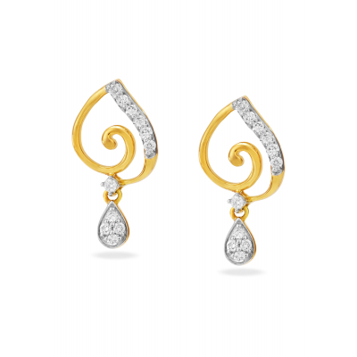 Bold Hue Diamond Stud Earring