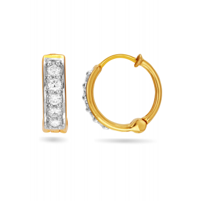 Luminous Harmony Diamond Hanging Earring