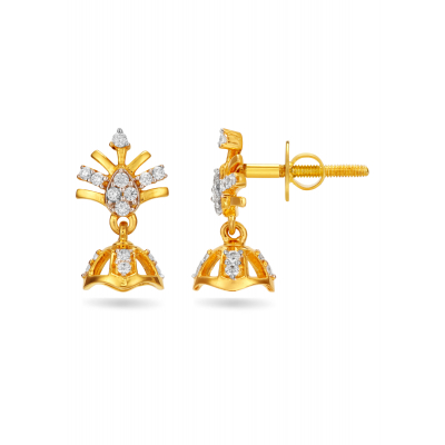 Classic Diamond Jhumka Earring