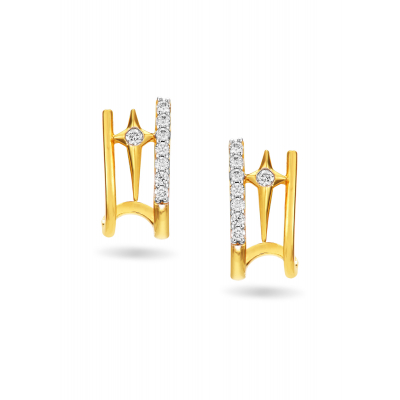 Elegance in Diamond Stud Earring
