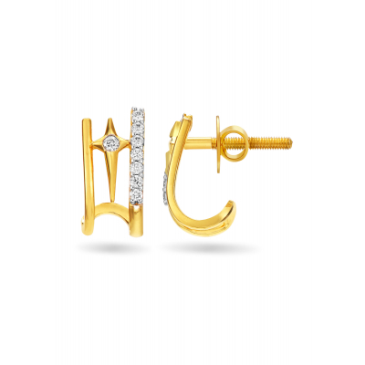 Elegance in Diamond Stud Earring