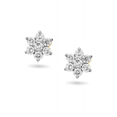 Pure Blossom Diamond Stud Earring