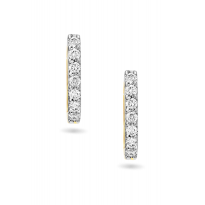 Classy Hoops Diamond Hanging Earring