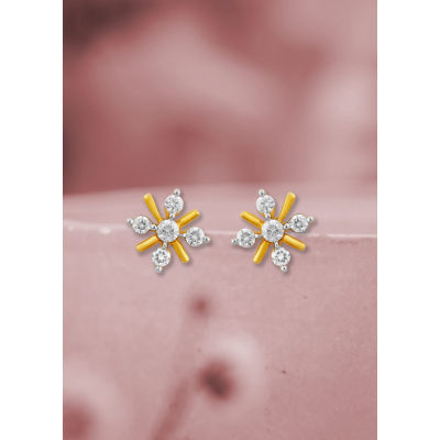 Classic Elegance Diamond Stud Earring