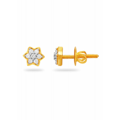 Celestial Star Diamond Stud Earring
