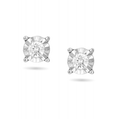 Jali Arch Diamond Stud Earring