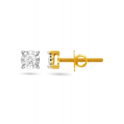 Jali Arch Diamond Stud Earring