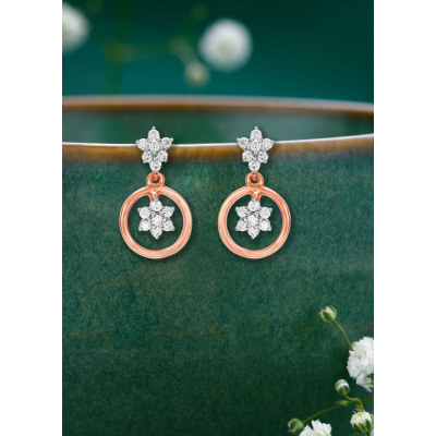 Grace of Diamond Hanging Earring