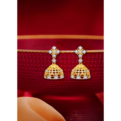 Timeless Arches Diamond Jhumka Earring