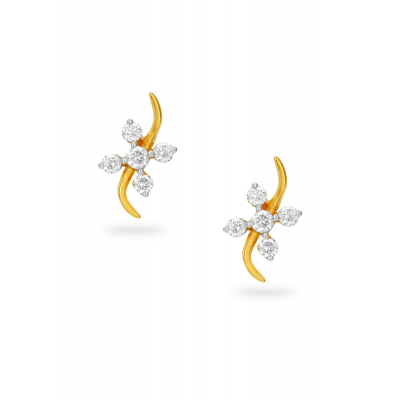 Eternal Bloom Diamond Stud Earring