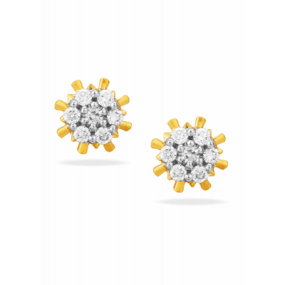 Petal Perfection Diamond Stud Earring