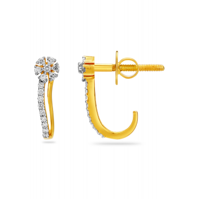 Sophisticated Shine Diamond Stud Earring