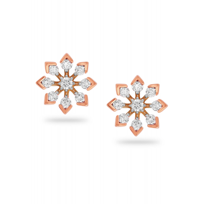 Jasmine Elegance Diamond Stud Earring