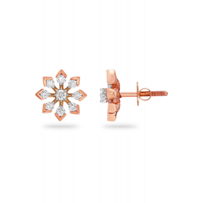 Jasmine Elegance Diamond Stud Earring
