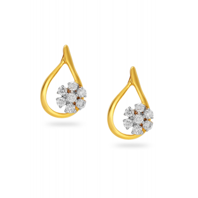 Natural Essence Diamond Stud Earring