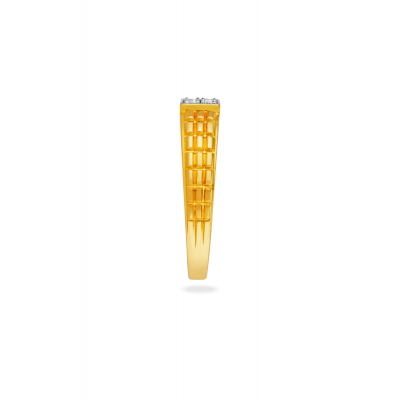 Chic Geometric Diamond Finger Ring