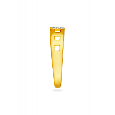 Contemporary Chic Diamond Finger Ring