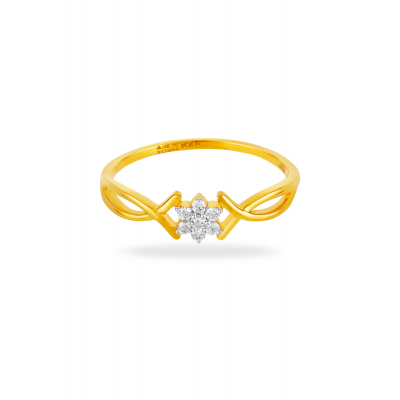 Garden Blossom Diamond Finger Ring