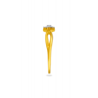 Garden Blossom Diamond Finger Ring