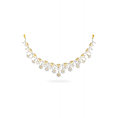 Nakshatra Cluster Diamond Necklace