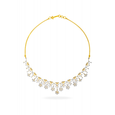 Nakshatra Cluster Diamond Necklace