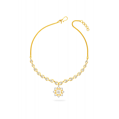 Peacock Muse Diamond Necklace