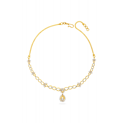 Petals of Grace Diamond Necklace