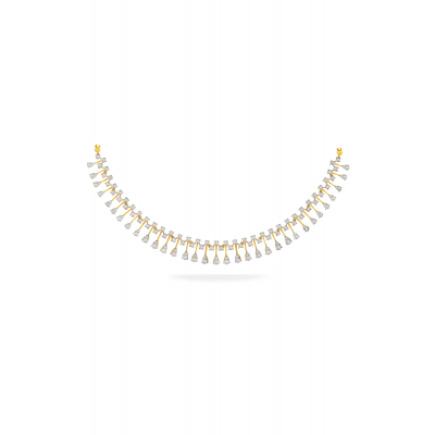 Scarlet Glow Diamond Necklace