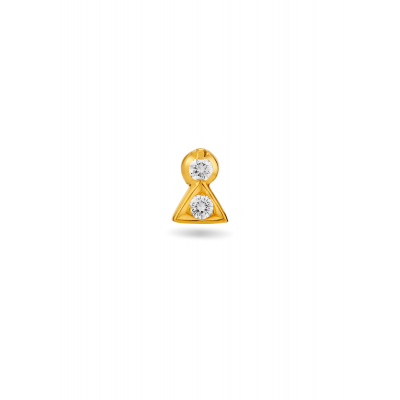 Sparkling Strip Diamond Nose Pin