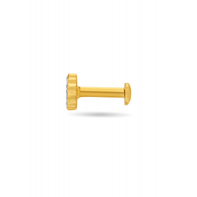 Floral Charm Diamond Nose Pin