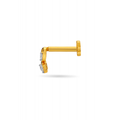 Waves of Beauty Diamond Nose Pin