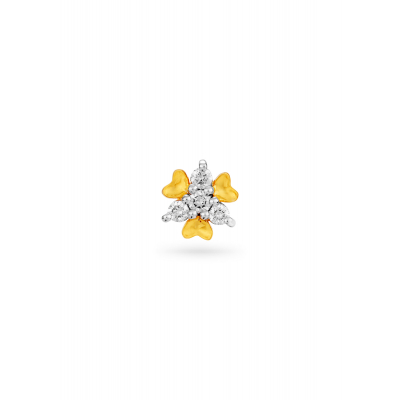 Floral Adore Diamond Nose Pin