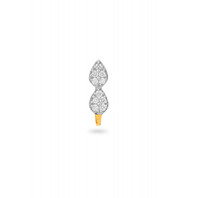 Essence of Nature Diamond Nose Pin