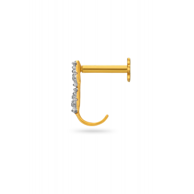 Essence of Nature Diamond Nose Pin
